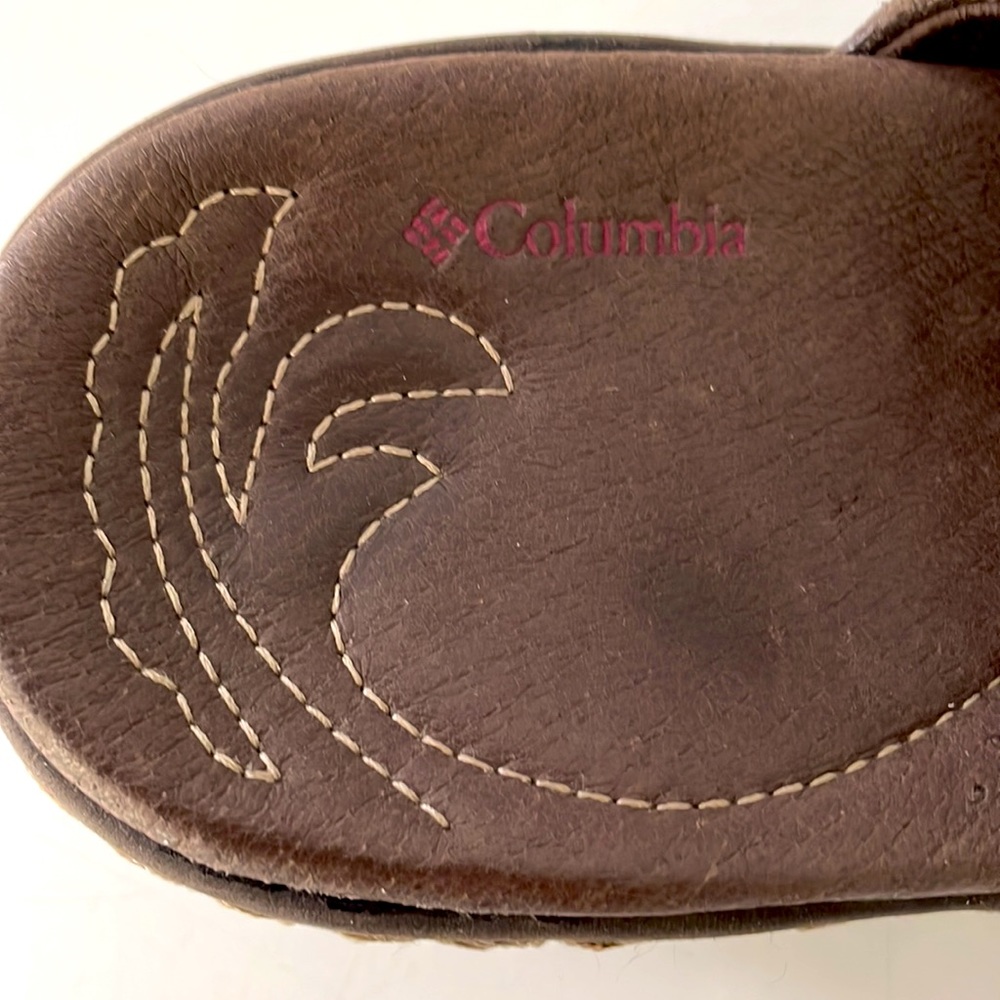 Columbia Ladies Brown Clogs. Size 7. - Picture 6 of 11